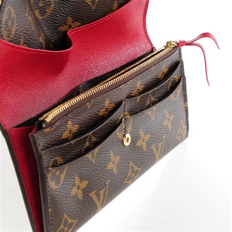 red lv wallet